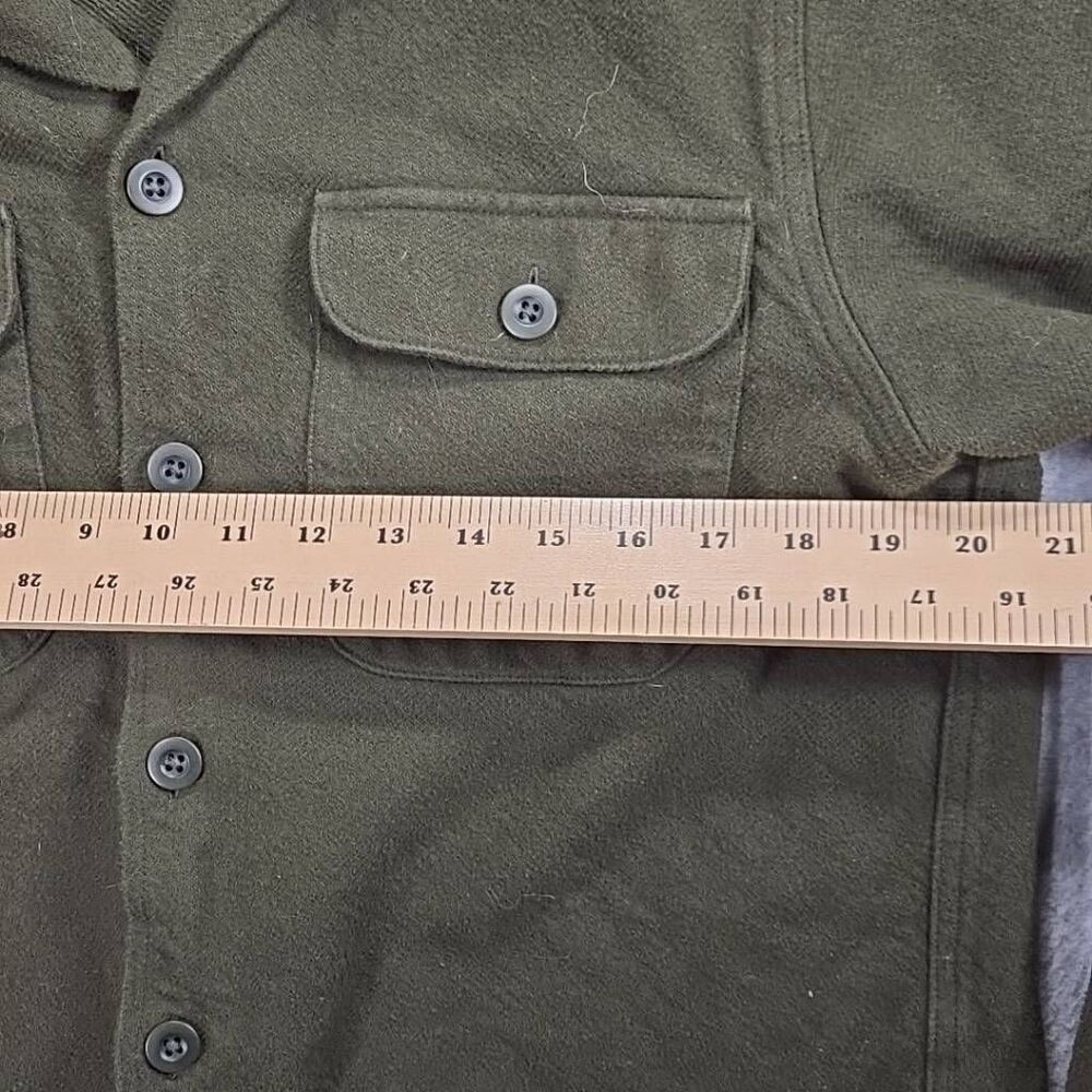 Madewell Shirt Easy Fit Work Men’s Size Medium Heavy flannel Shacket - Picture 5 of 9